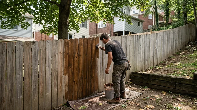 Fence Staining & Restoration Pittsburgh