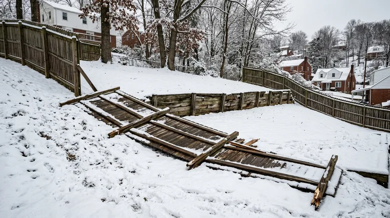 Storm Damage Fence Repair Pittsburgh